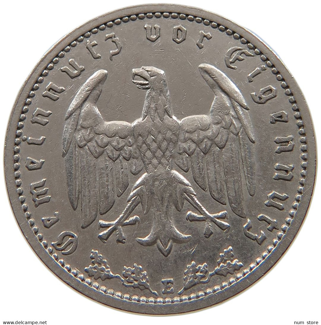 DRITTES REICH MARK 1934 E J.354 #a072 0423 - 1 Reichsmark