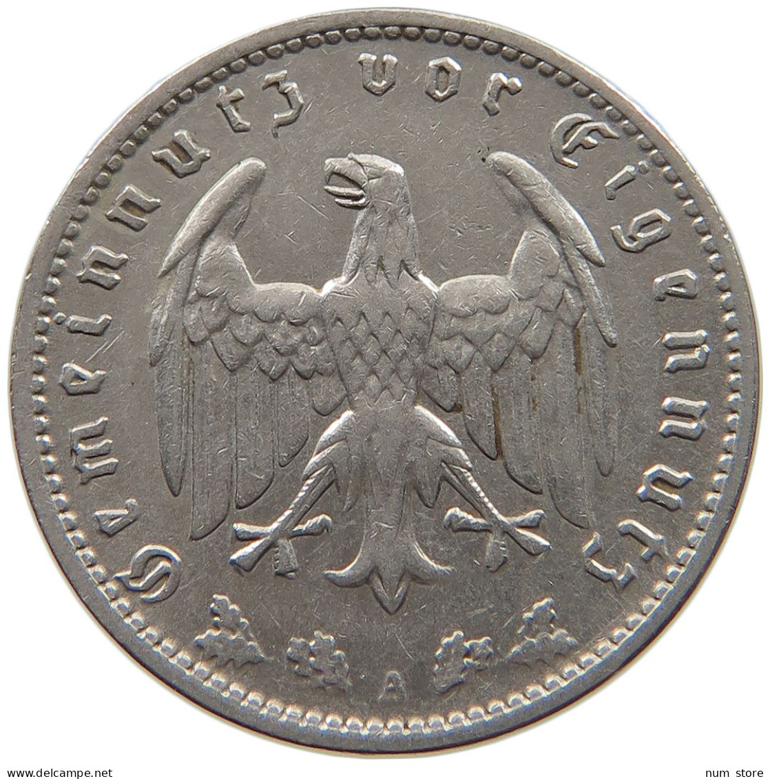 DRITTES REICH MARK 1934 A J.354 #c006 0433 - 1 Reichsmark