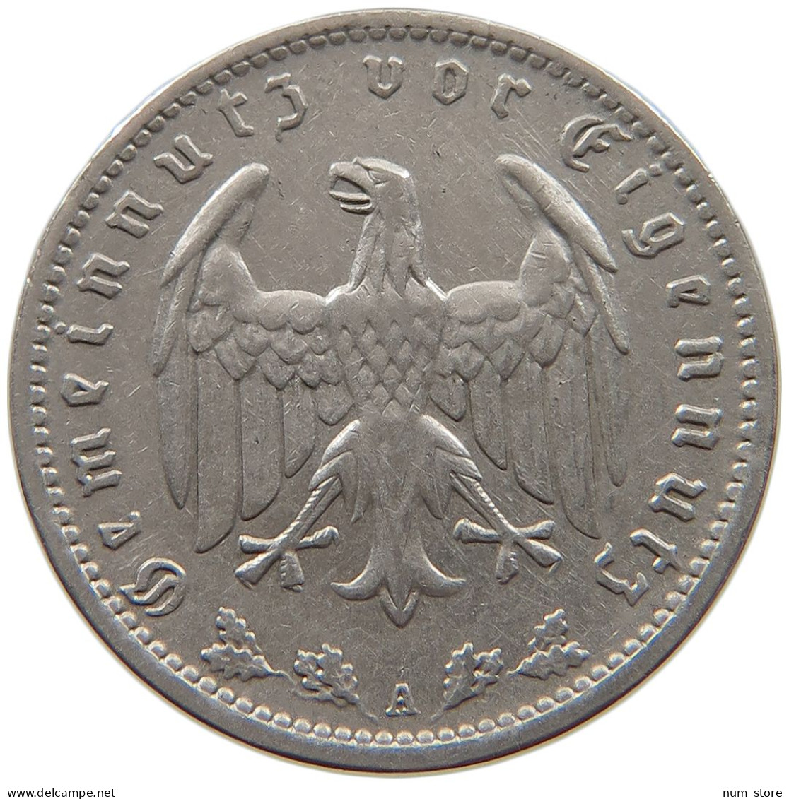 DRITTES REICH MARK 1934 A J.354 #a086 1045 - 1 Reichsmark