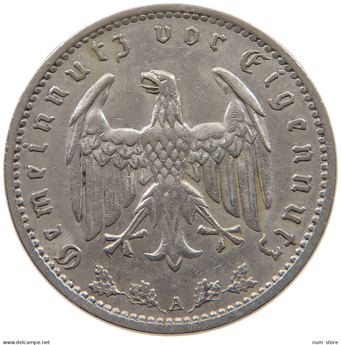 DRITTES REICH MARK 1934 A J.354 #a086 0999 - 1 Reichsmark