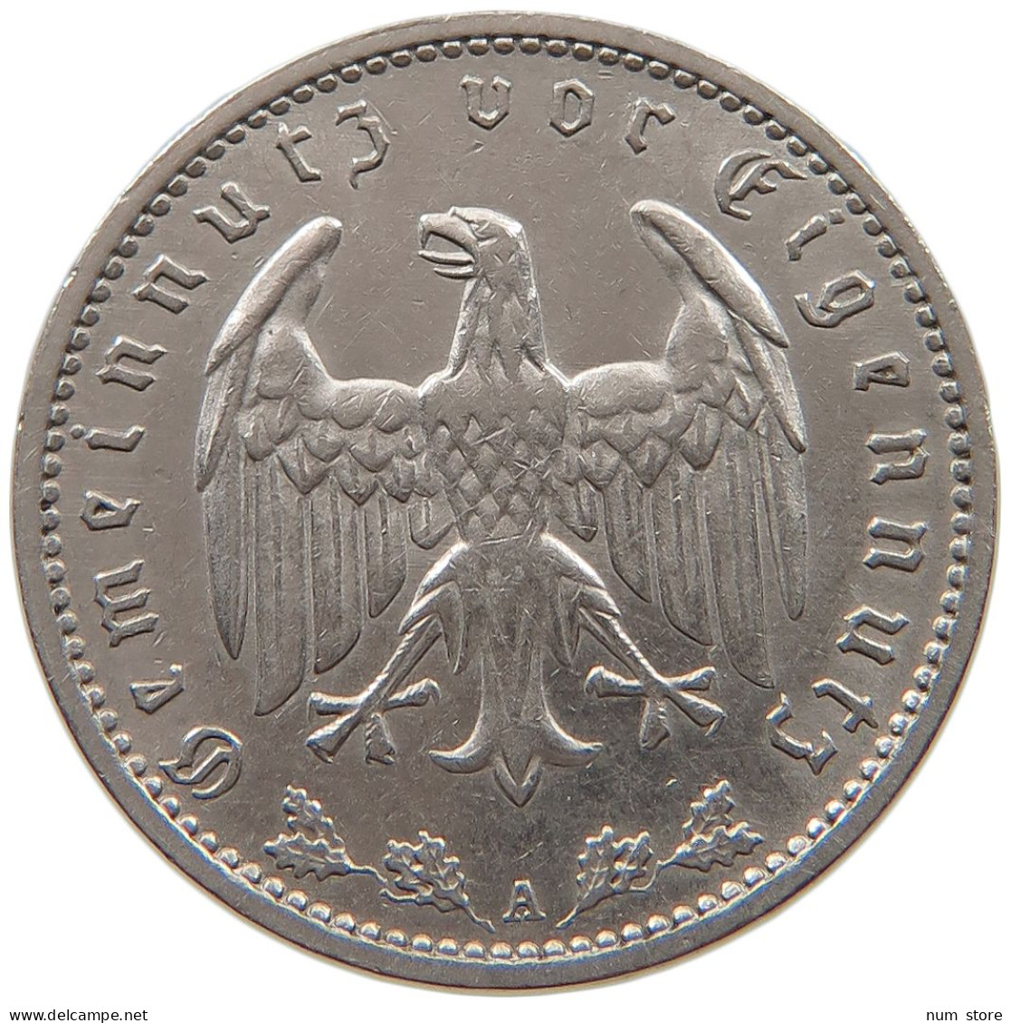 DRITTES REICH MARK 1934 A J.354 #a055 0665 - 1 Reichsmark