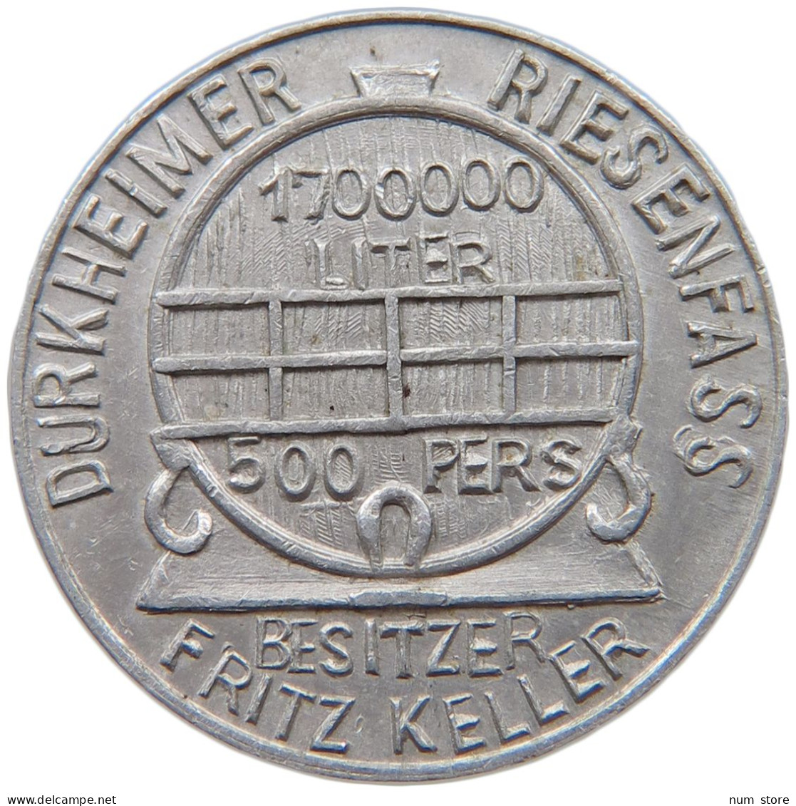 DRITTES REICH JETON 1934 30 PFENNIG WEIN 1934 #a065 0133 - Other & Unclassified