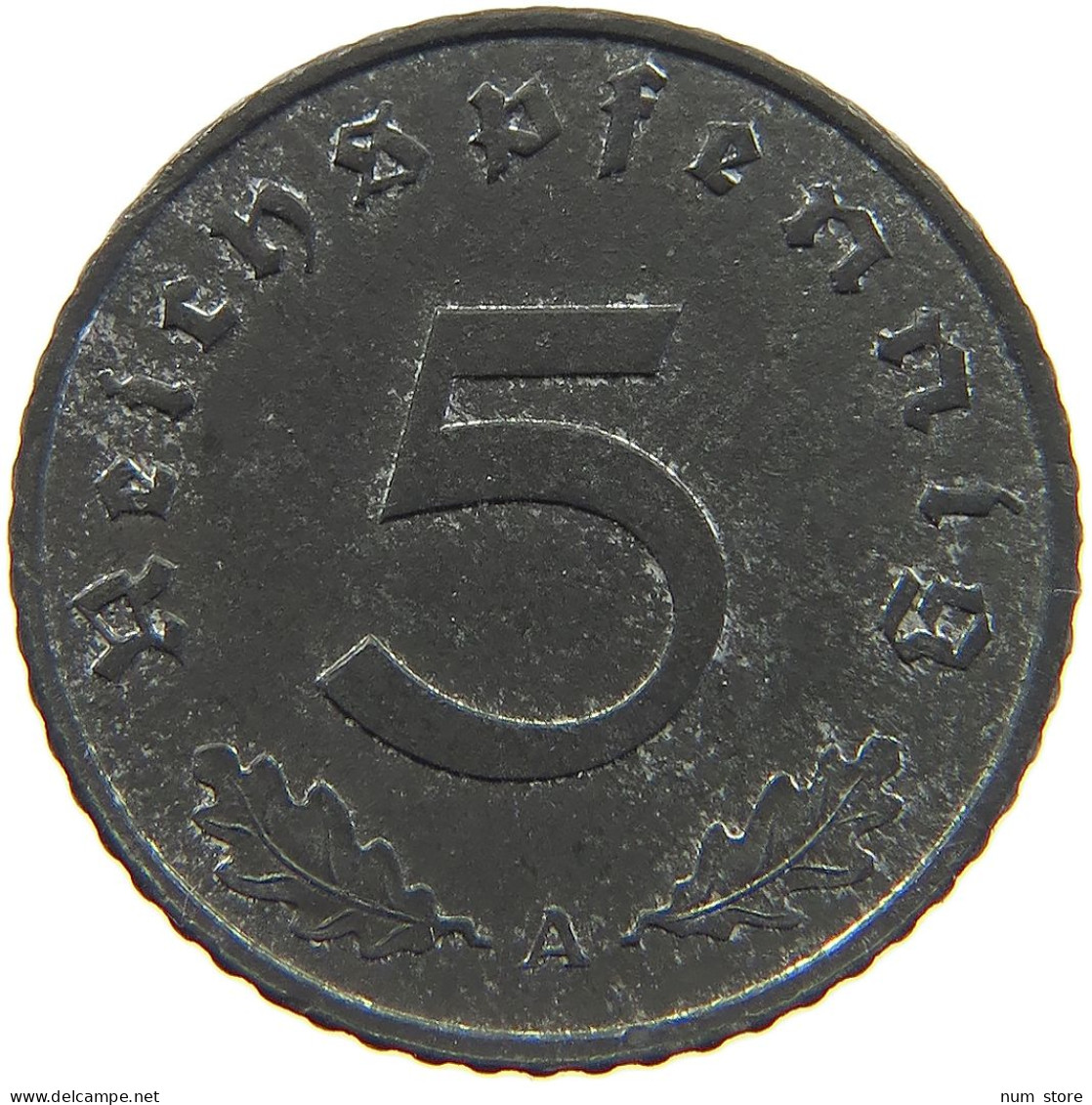 DRITTES REICH 5 PFENNIG 1940 A  #c020 0463 - 5 Reichsmark