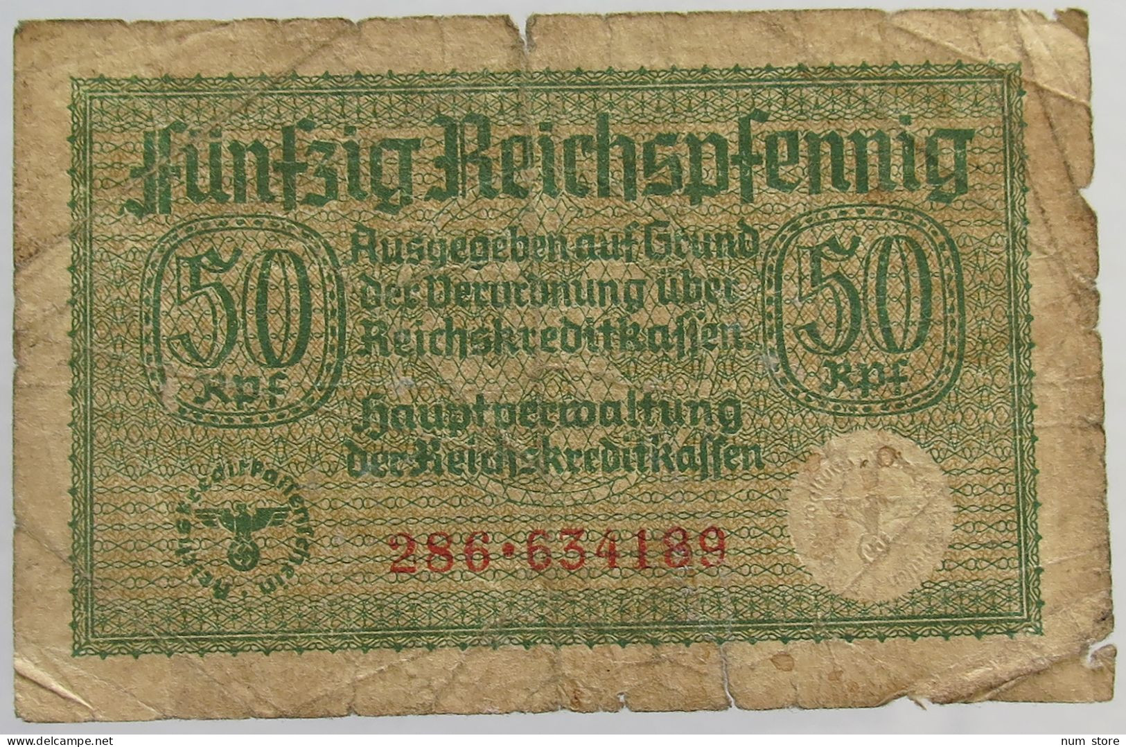 DRITTES REICH 50 PFENNIG   #alb016 0605 - 5 Reichsmark