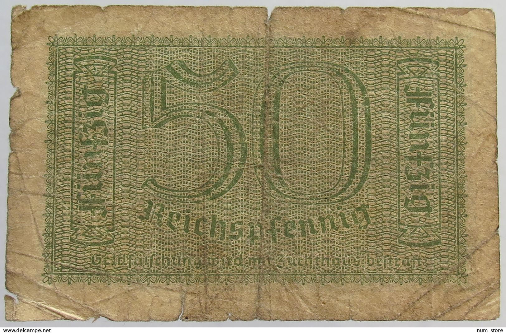 DRITTES REICH 50 PFENNIG   #alb016 0605 - 5 Reichsmark