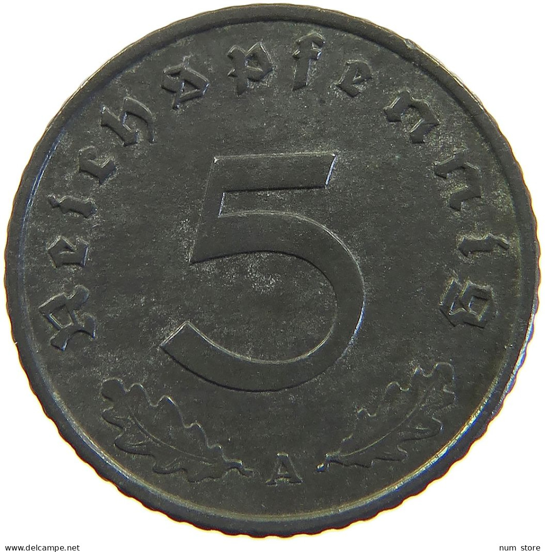 DRITTES REICH 5 PFENNIG 1941 A  #a055 0209 - 5 Reichsmark