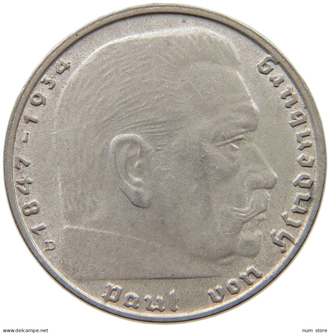 DRITTES REICH 2 MARK 1939 D  #a090 0765 - 2 Reichsmark