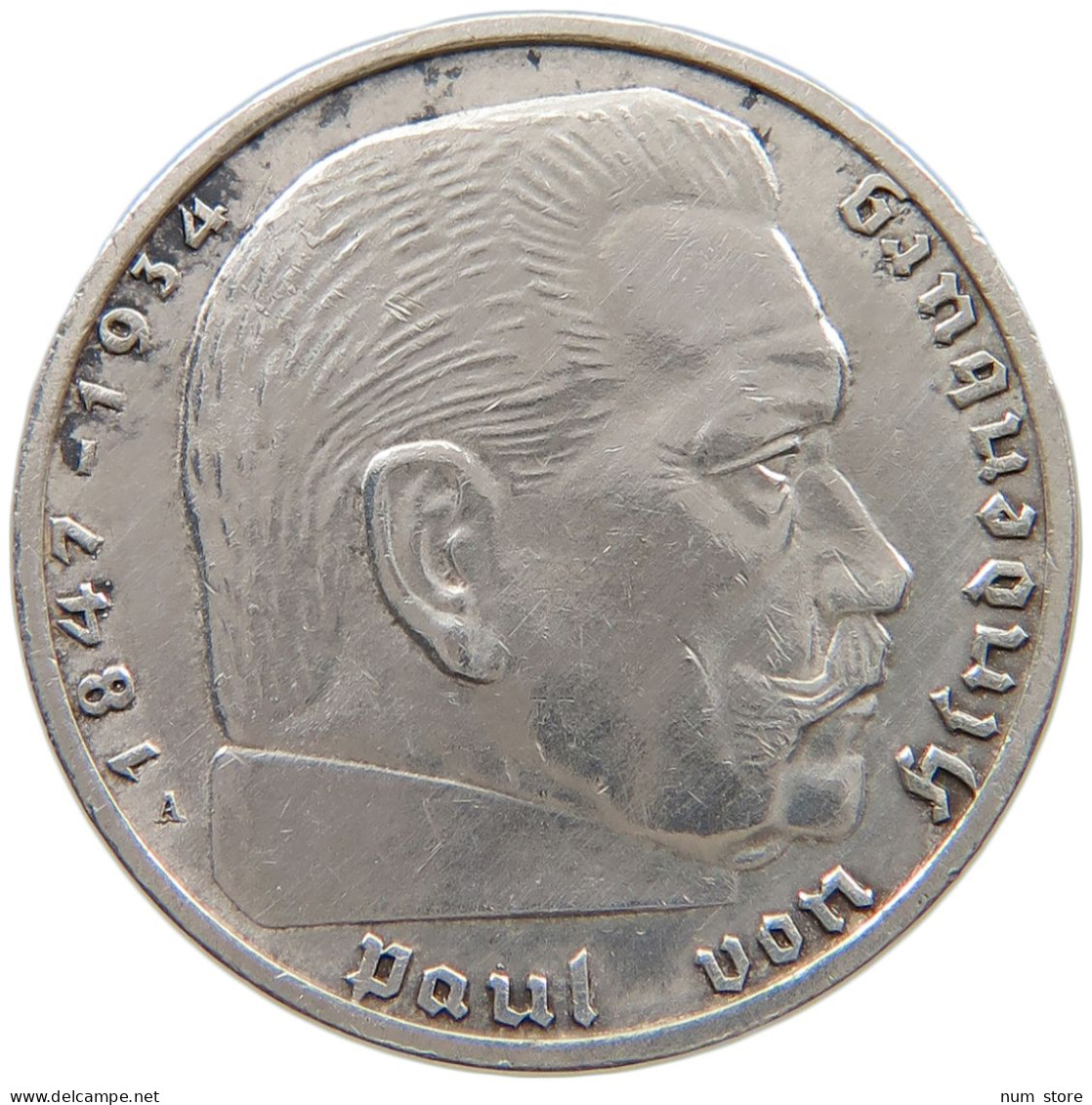 DRITTES REICH 2 MARK 1939 A  #a073 0619 - 2 Reichsmark