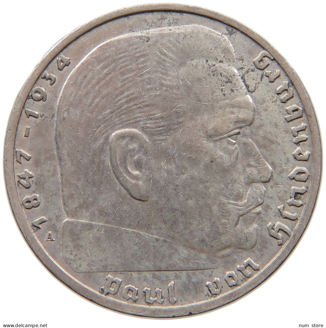 DRITTES REICH 2 MARK 1939 A  #a073 0623 - 2 Reichsmark