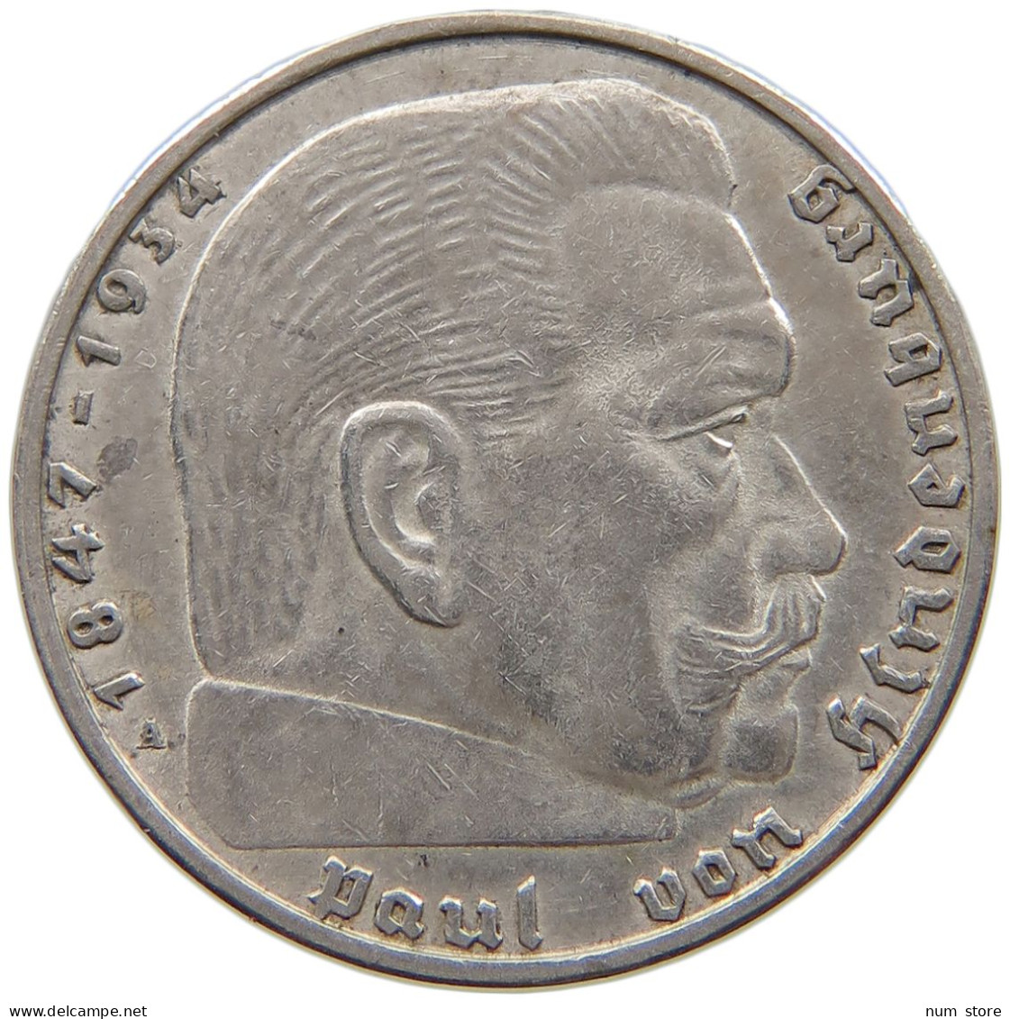 DRITTES REICH 2 MARK 1939 A  #a073 0609 - 2 Reichsmark