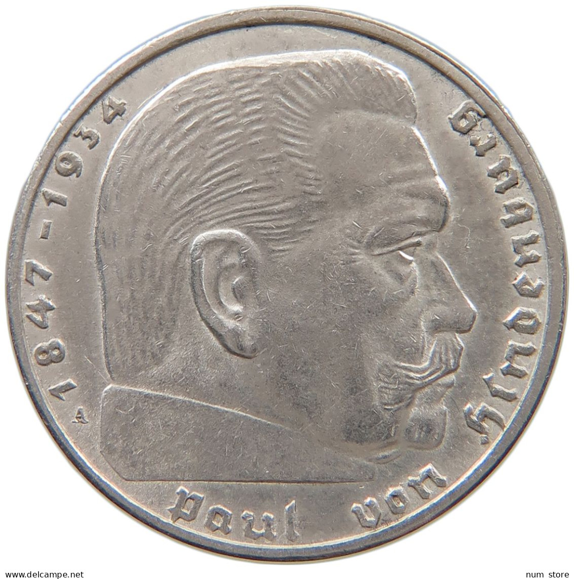 DRITTES REICH 2 MARK 1939 A  #a073 0615 - 2 Reichsmark