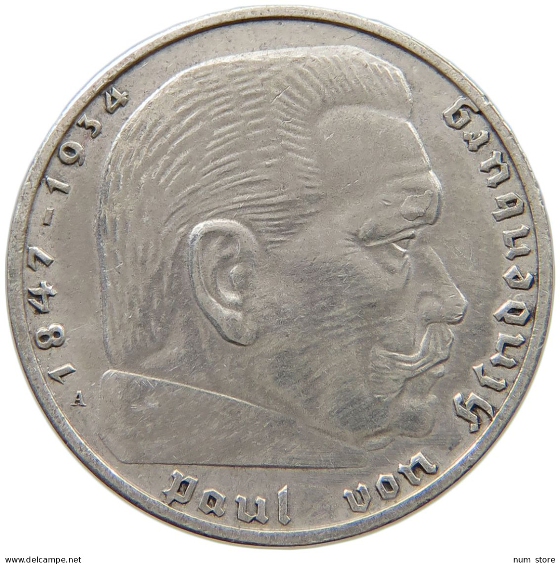 DRITTES REICH 2 MARK 1938 A  #a082 0399 - 2 Reichsmark