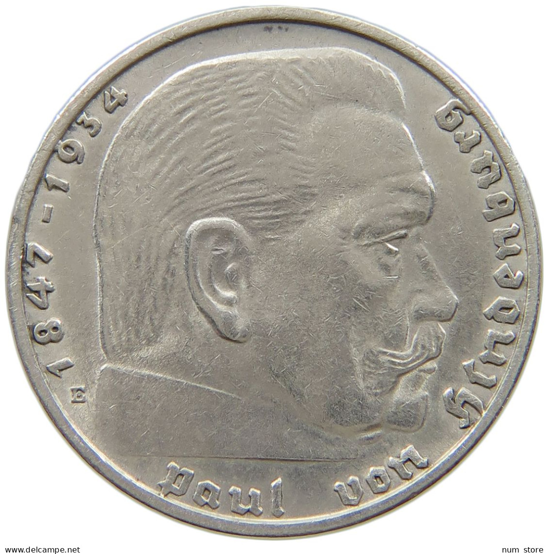 DRITTES REICH 2 MARK 1938 E  #a063 0783 - 2 Reichsmark