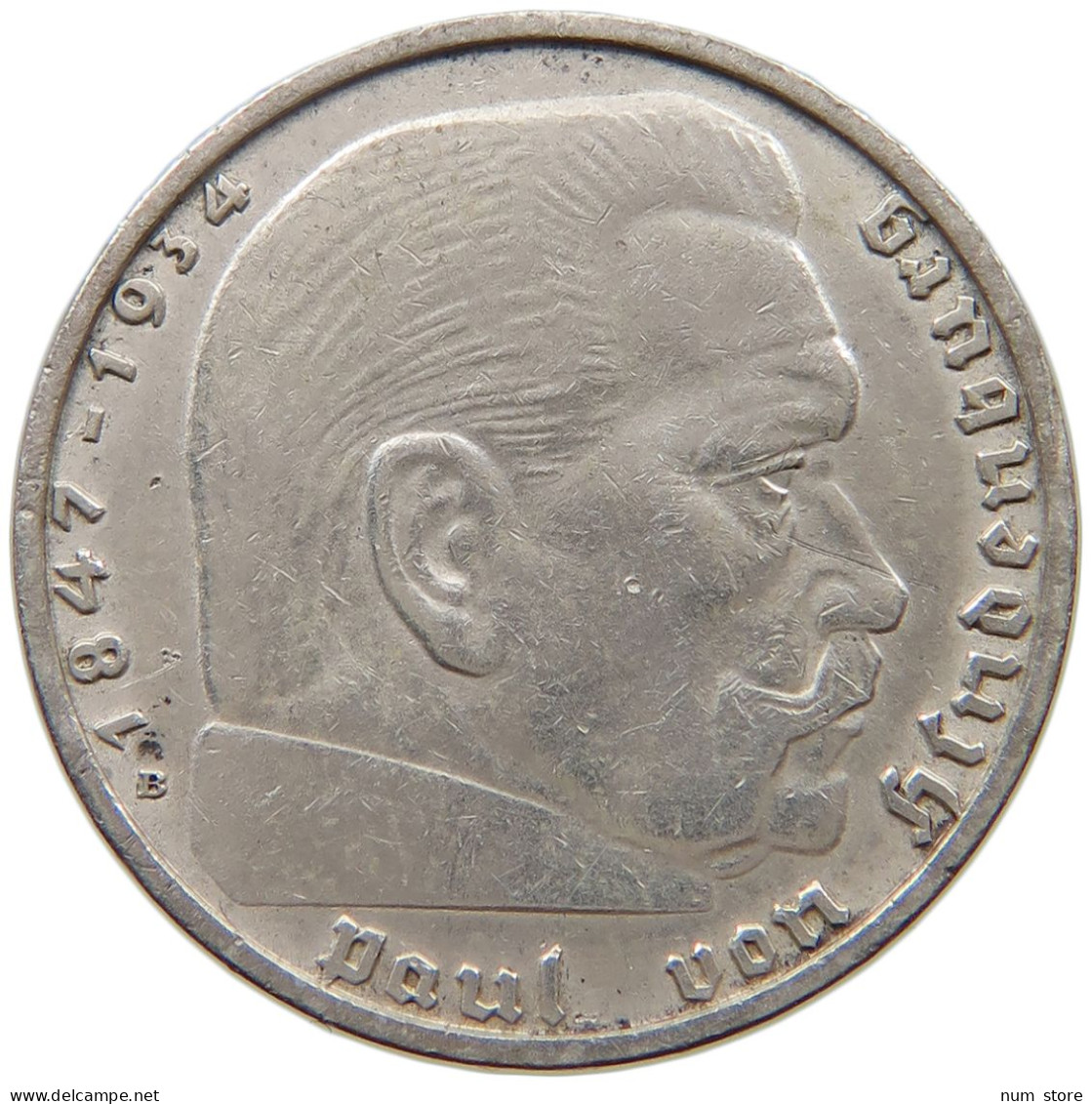 DRITTES REICH 2 MARK 1938 B  #a090 0761 - 2 Reichsmark