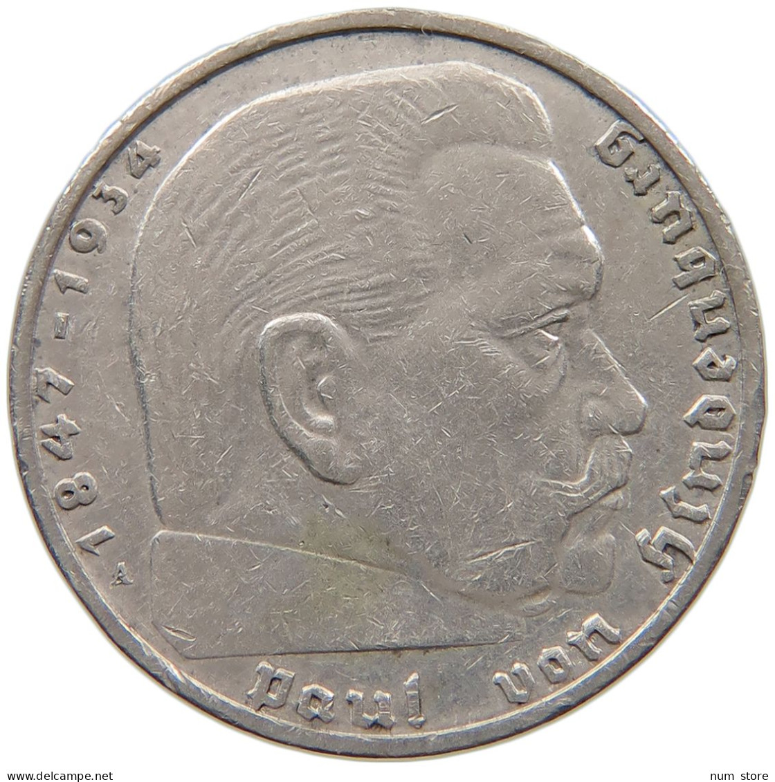 DRITTES REICH 2 MARK 1938 A  #a073 0611 - 2 Reichsmark