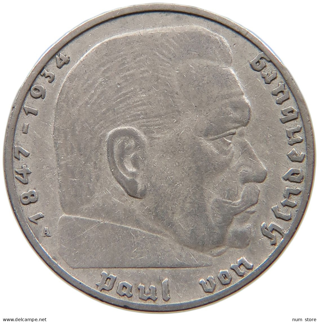 DRITTES REICH 2 MARK 1938 A  #a073 0621 - 2 Reichsmark