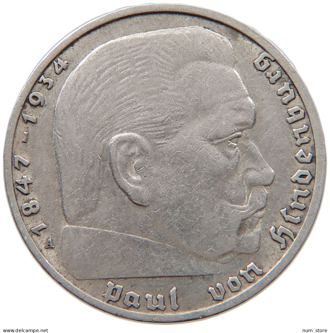 DRITTES REICH 2 MARK 1937 A  #c070 0221 - 2 Reichsmark