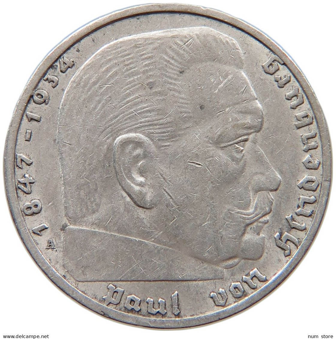 DRITTES REICH 2 MARK 1937 A  #c070 0207 - 2 Reichsmark