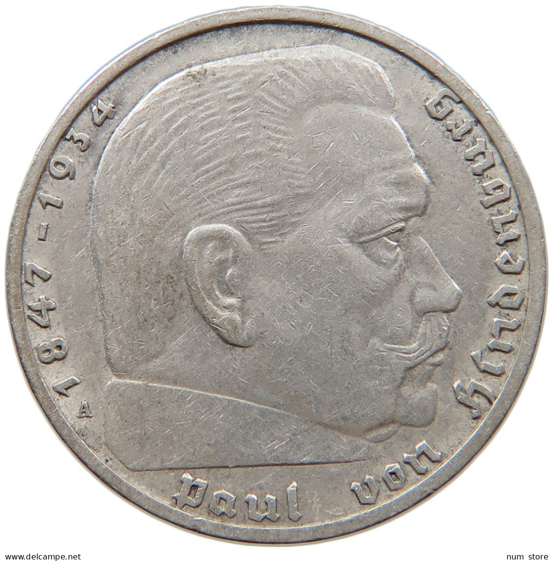 DRITTES REICH 2 MARK 1937 A  #c070 0205 - 2 Reichsmark