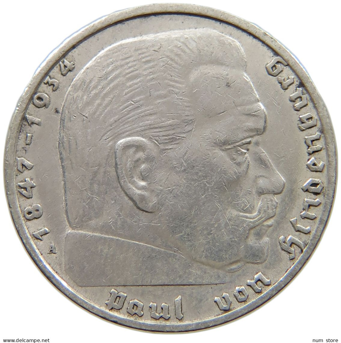 DRITTES REICH 2 MARK 1937 A  #a082 0389 - 2 Reichsmark