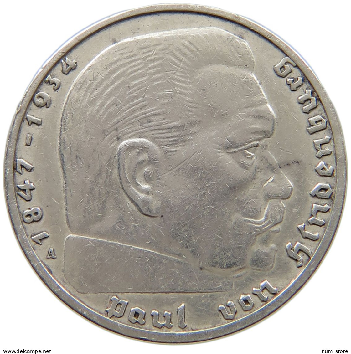 DRITTES REICH 2 MARK 1937 A  #a090 0759 - 2 Reichsmark