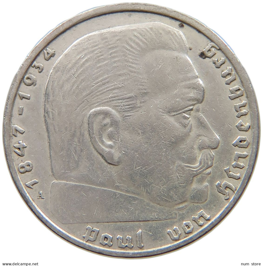 DRITTES REICH 2 MARK 1937 A  #a090 0773 - 2 Reichsmark