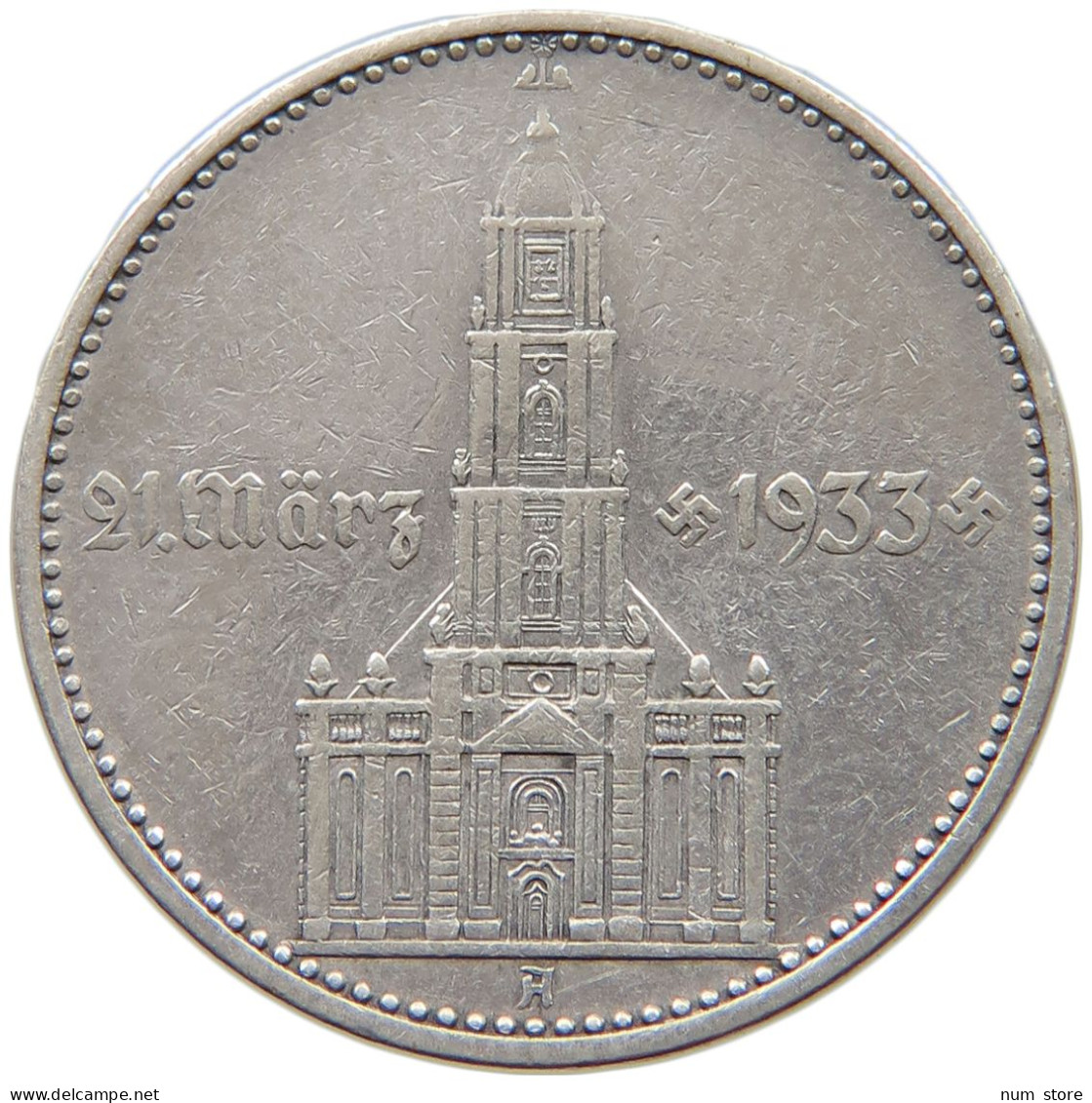 DRITTES REICH 2 MARK 1934 A  #c056 0123 - 2 Reichsmark