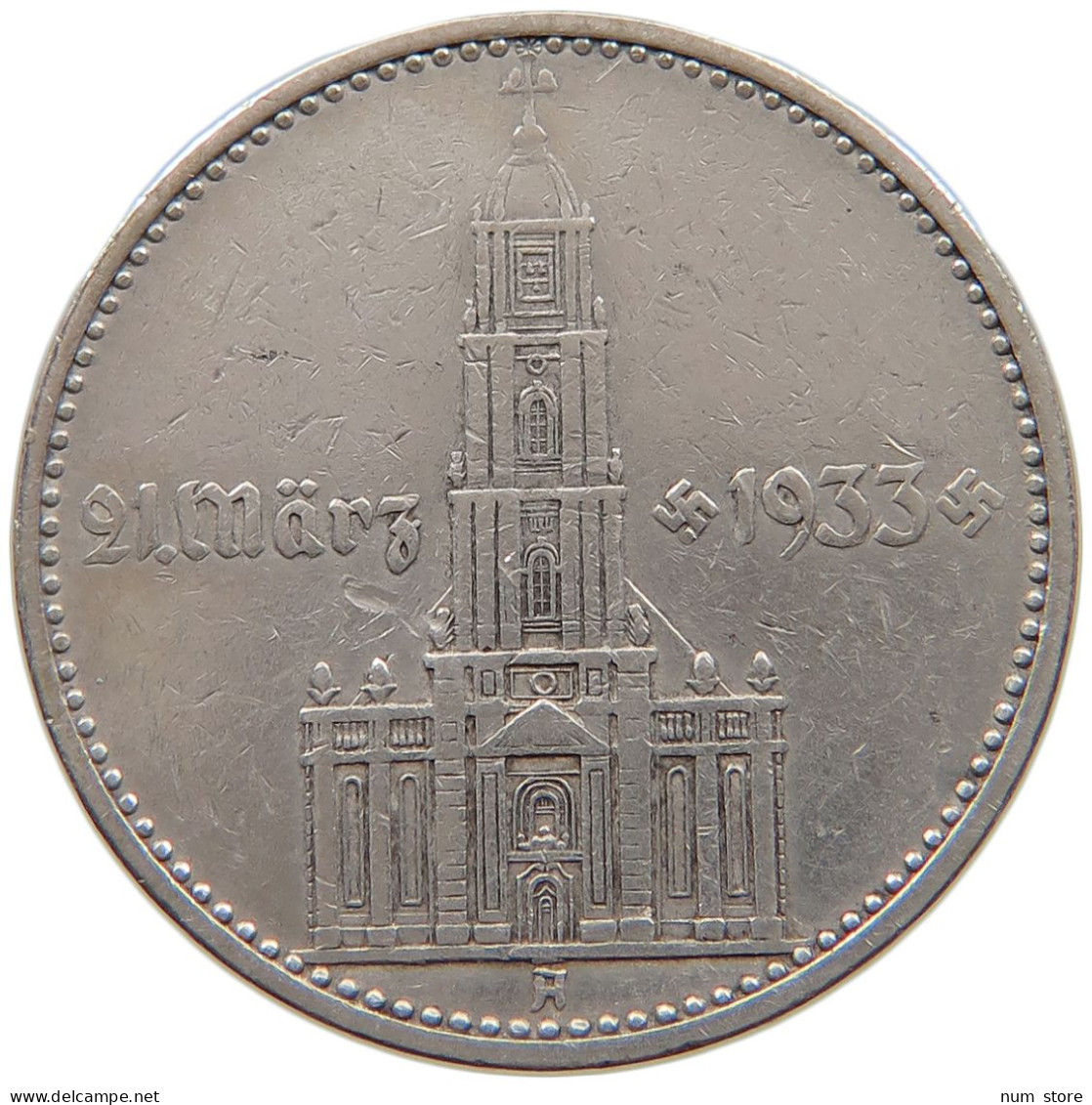 DRITTES REICH 2 MARK 1934 A  #a063 0765 - 2 Reichsmark