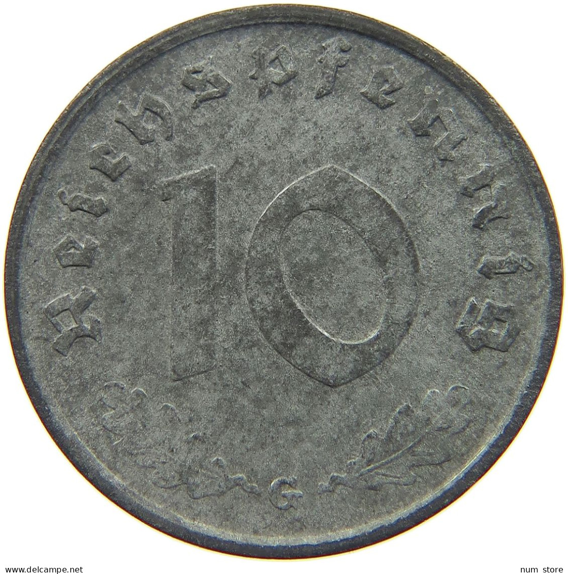 DRITTES REICH 10 PFENNIG 1940 G  #c084 0985 - 10 Reichspfennig