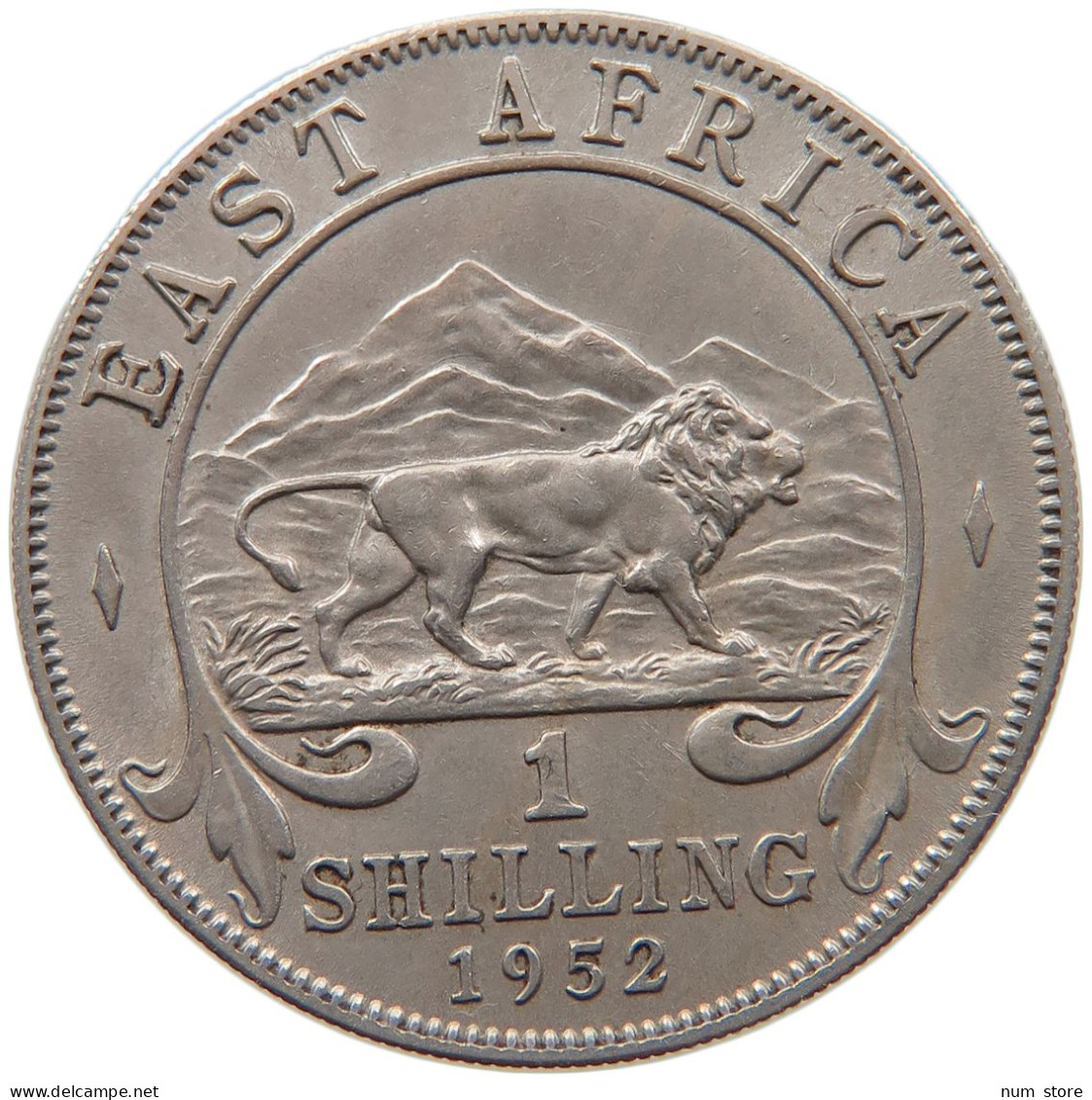 EAST AFRICA SHILLING 1952 George VI. (1936-1952) #s030 0189 - East Africa & Uganda Protectorates