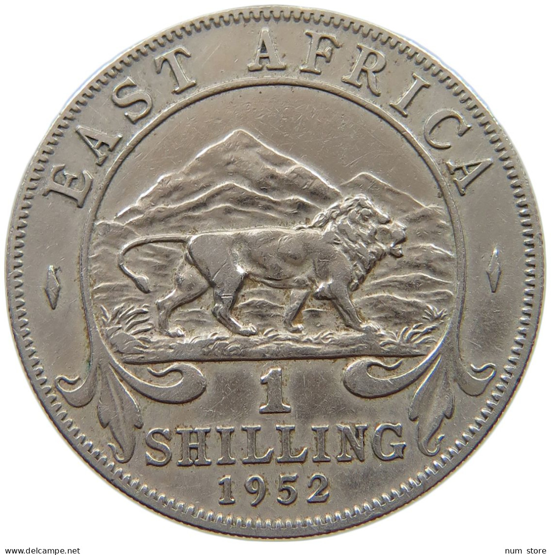 EAST AFRICA SHILLING 1952 George VI. (1936-1952) #a088 0239 - Oost-Afrika & Protectoraat Van Uganda