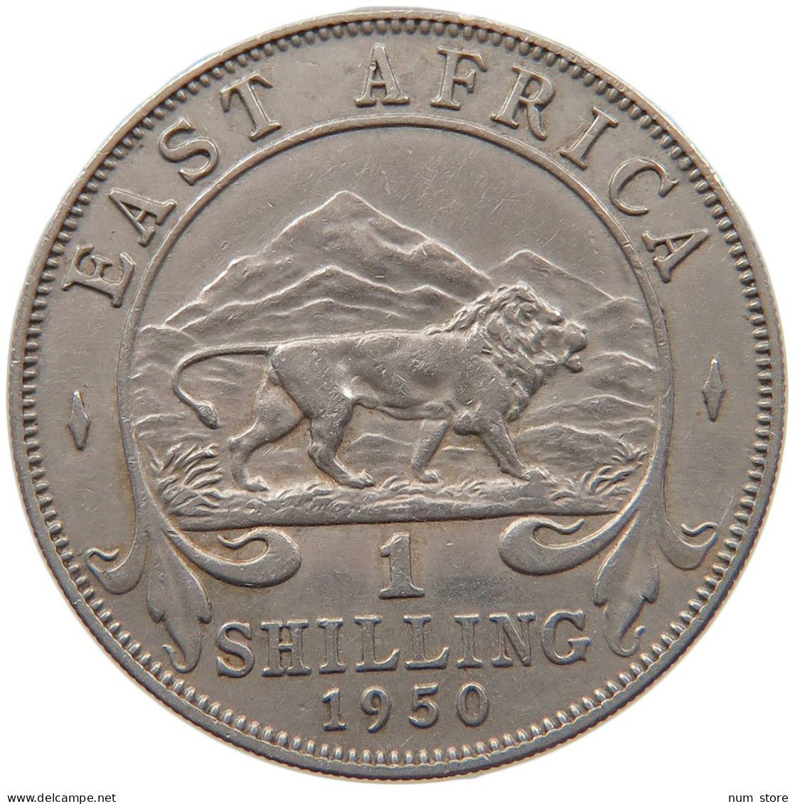 EAST AFRICA SHILLING 1950 George VI. (1936-1952) #s030 0191 - East Africa & Uganda Protectorates