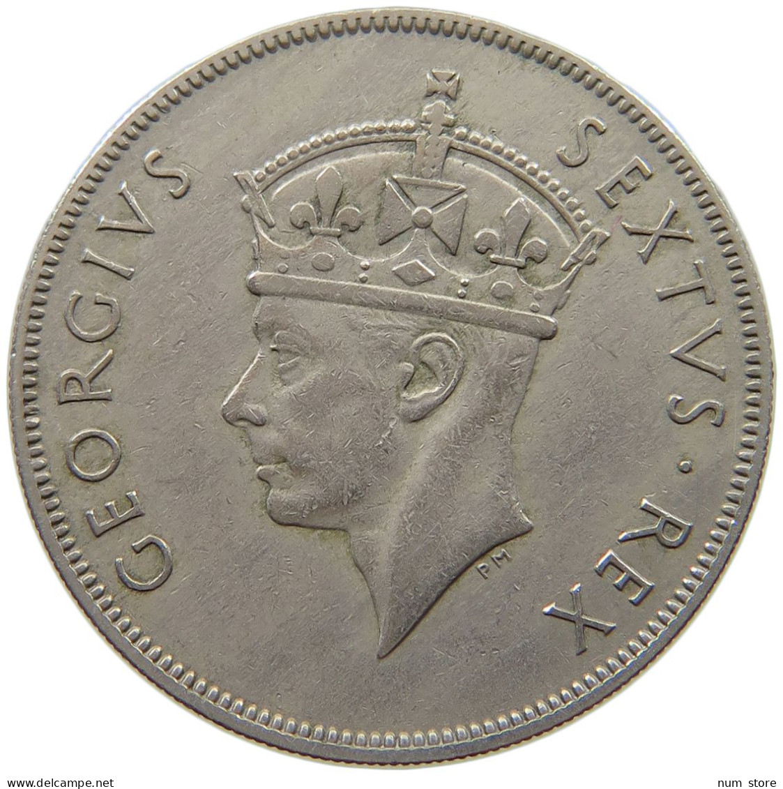 EAST AFRICA SHILLING 1950 George VI. (1936-1952) #a088 0243 - Oost-Afrika & Protectoraat Van Uganda