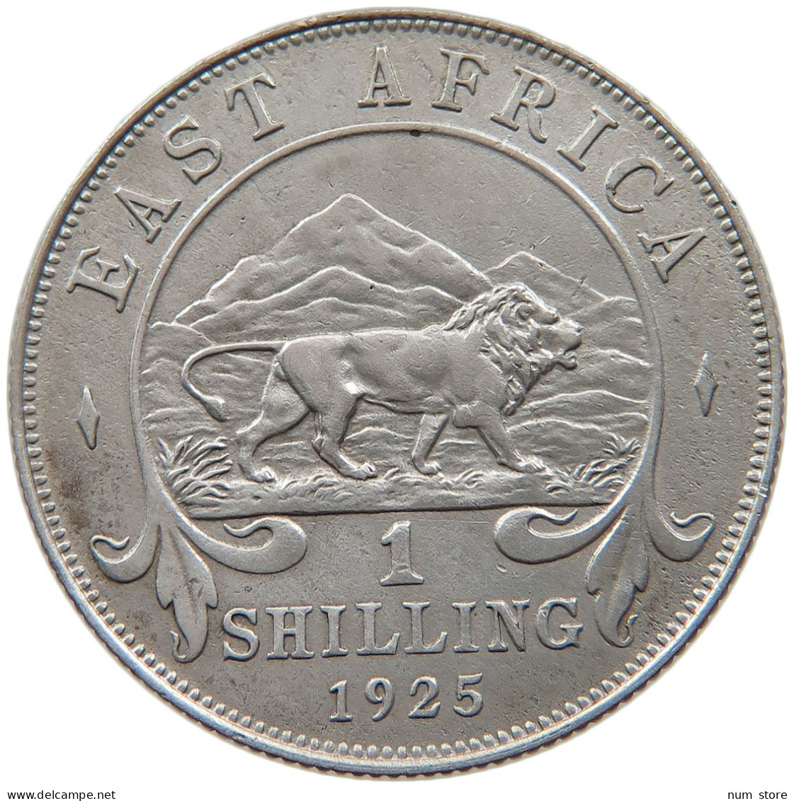 EAST AFRICA SHILLING 1925 George V. (1910-1936) #t159 0207 - Afrique Orientale & Protectorat D'Ouganda