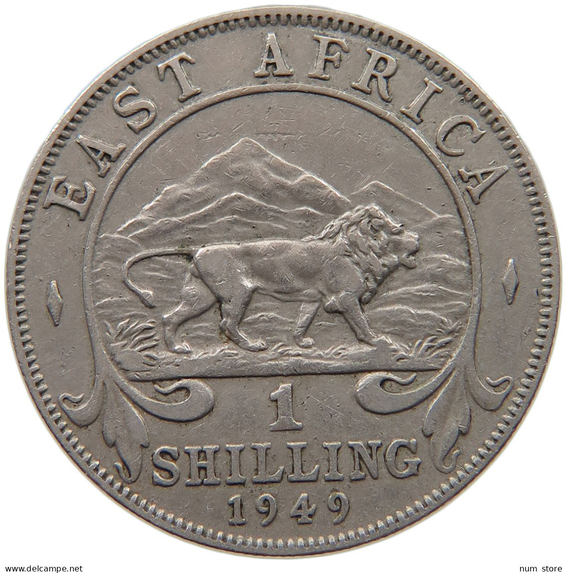 EAST AFRICA SHILLING 1949 George VI. (1936-1952) #c011 0037 - Oost-Afrika & Protectoraat Van Uganda