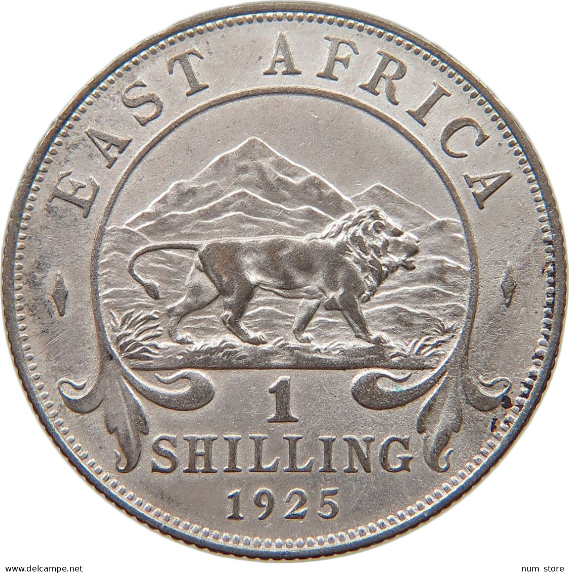 EAST AFRICA SHILLING 1925  #t120 0255 - East Africa & Uganda Protectorates