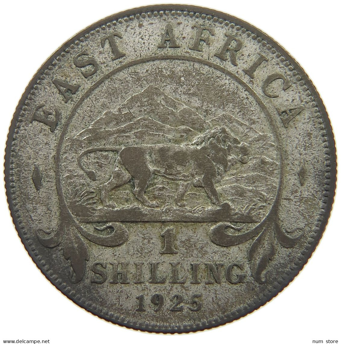 EAST AFRICA SHILLING 1925  #t003 0049 - Ostafrika Und Herrschaft Von Uganda