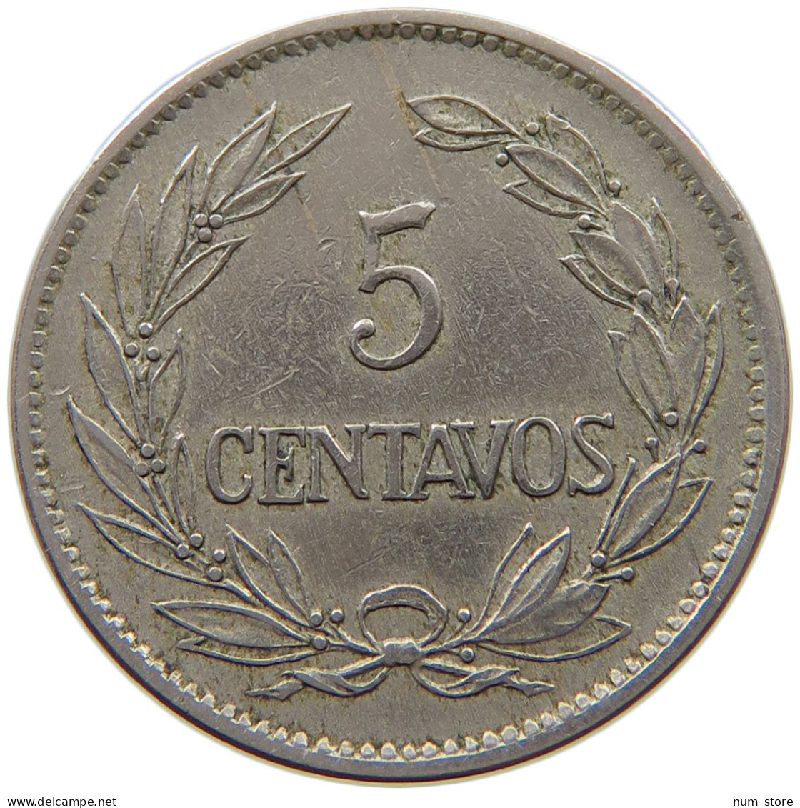 ECUADOR 5 CENTAVOS 1919  #s034 0499 - Equateur