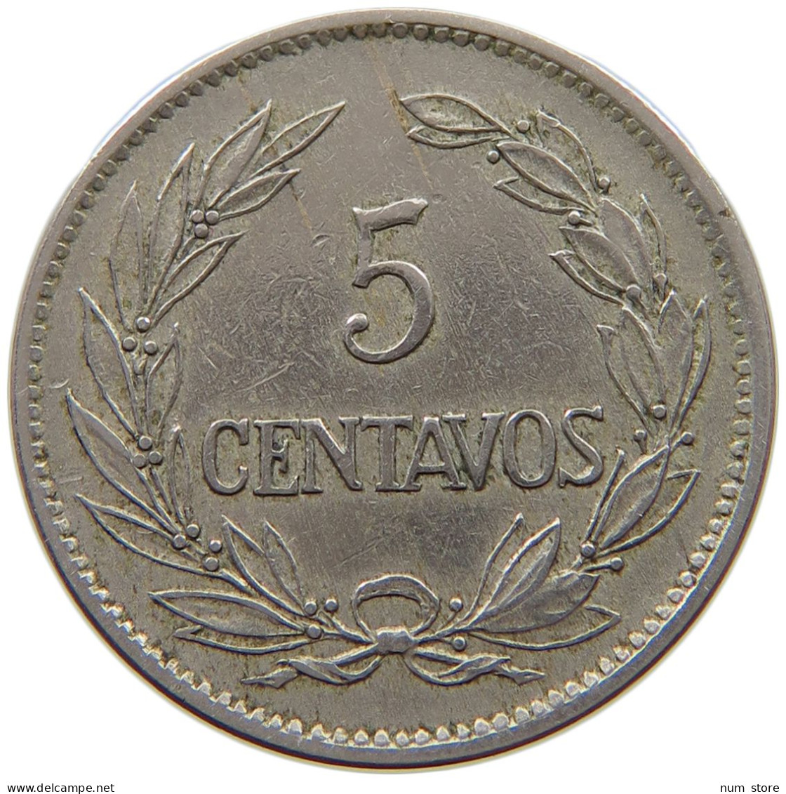 ECUADOR 5 CENTAVOS 1919  #s034 0499 - Ecuador