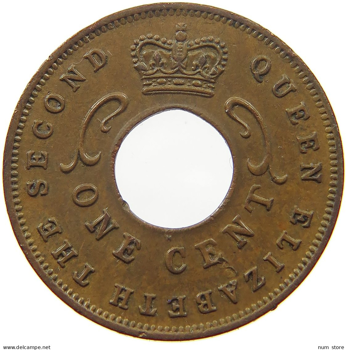 EAST AFRICA CENT 1962 H Elizabeth II. (1952-2022) #s051 0851 - Ostafrika Und Herrschaft Von Uganda