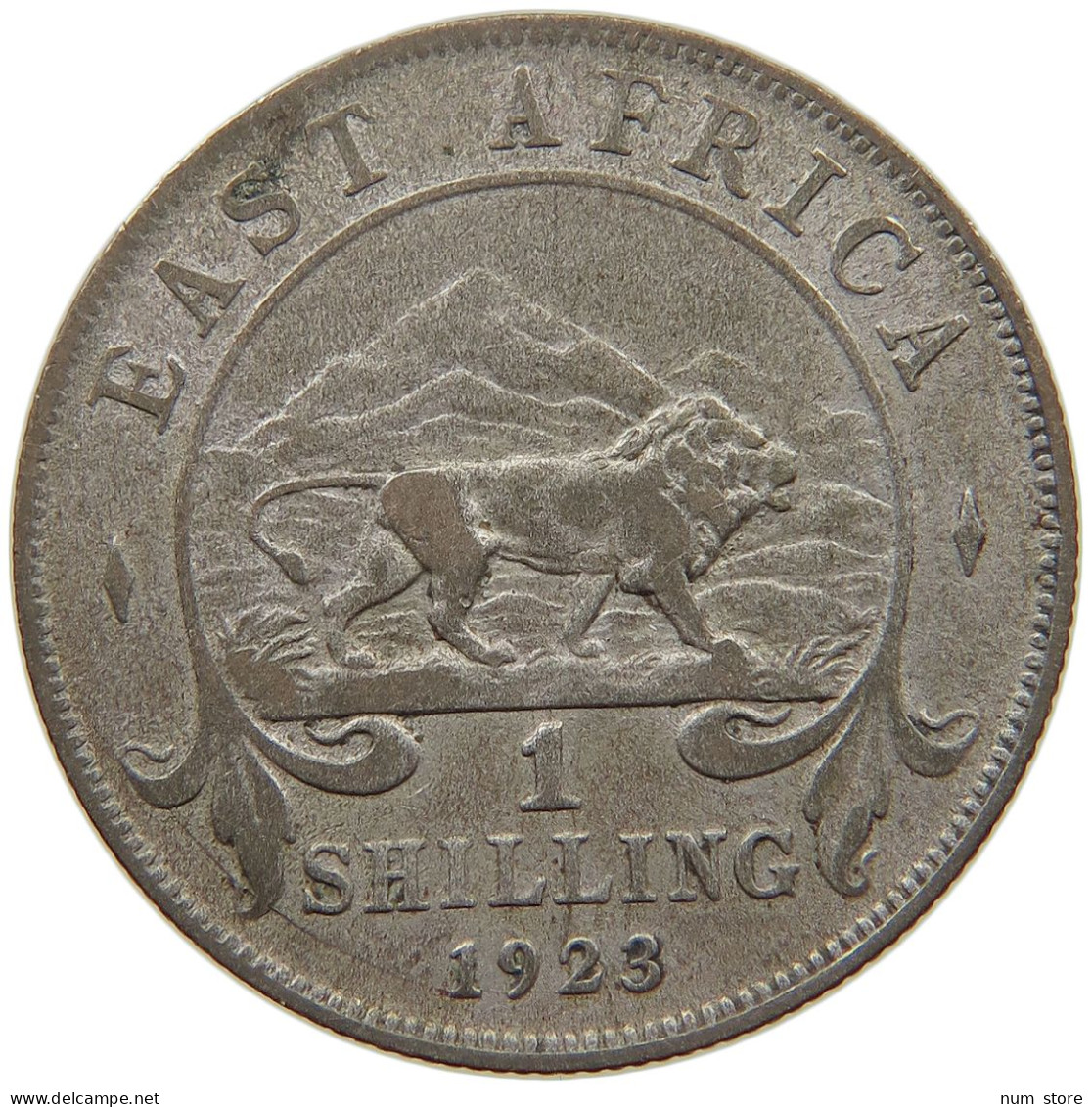 EAST AFRICA SHILLING 1923 George V. (1910-1936) #c036 0253 - Ostafrika Und Herrschaft Von Uganda