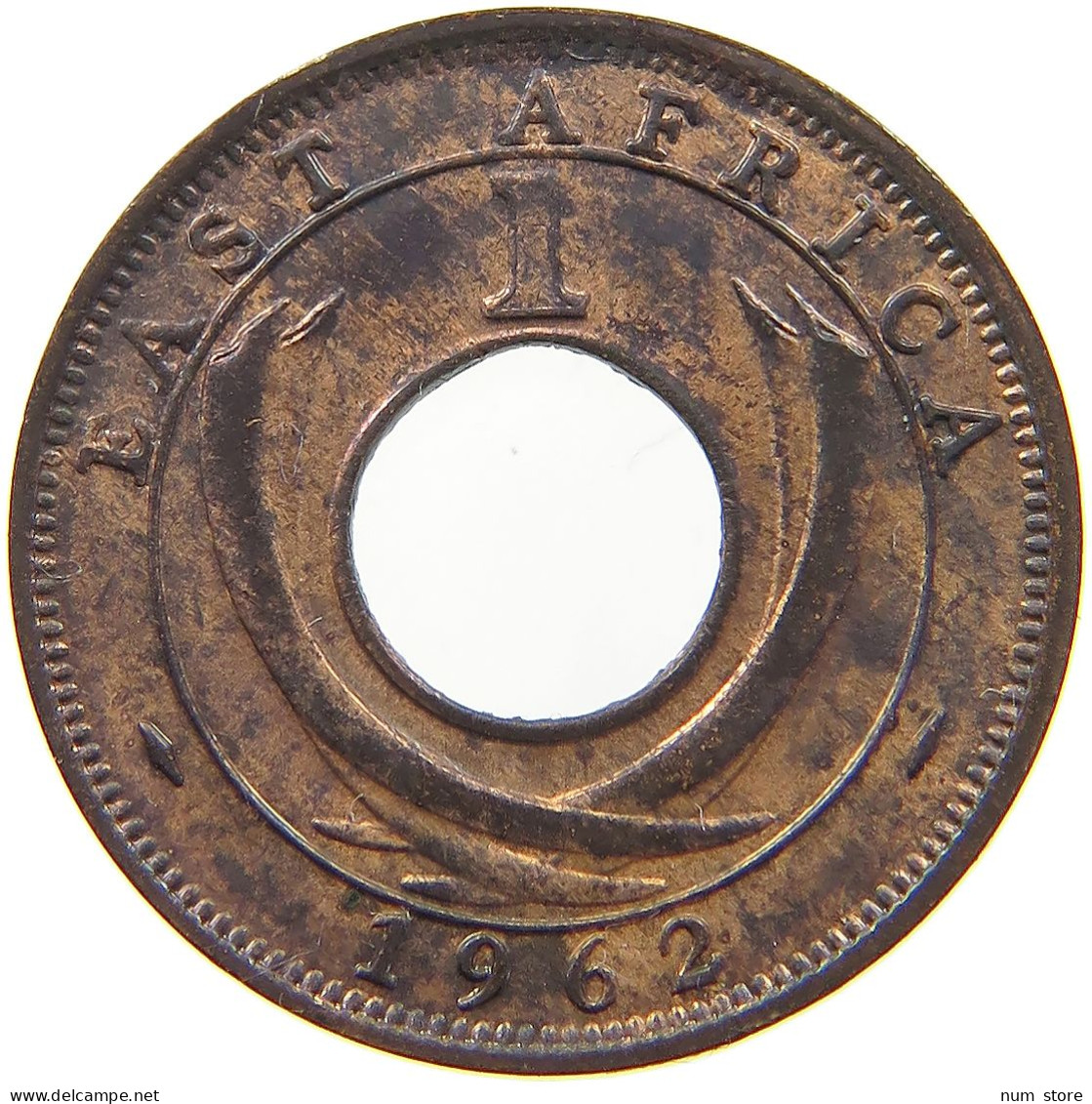 EAST AFRICA CENT 1962 Elizabeth II. (1952-2022) #s080 0143 - Ostafrika Und Herrschaft Von Uganda