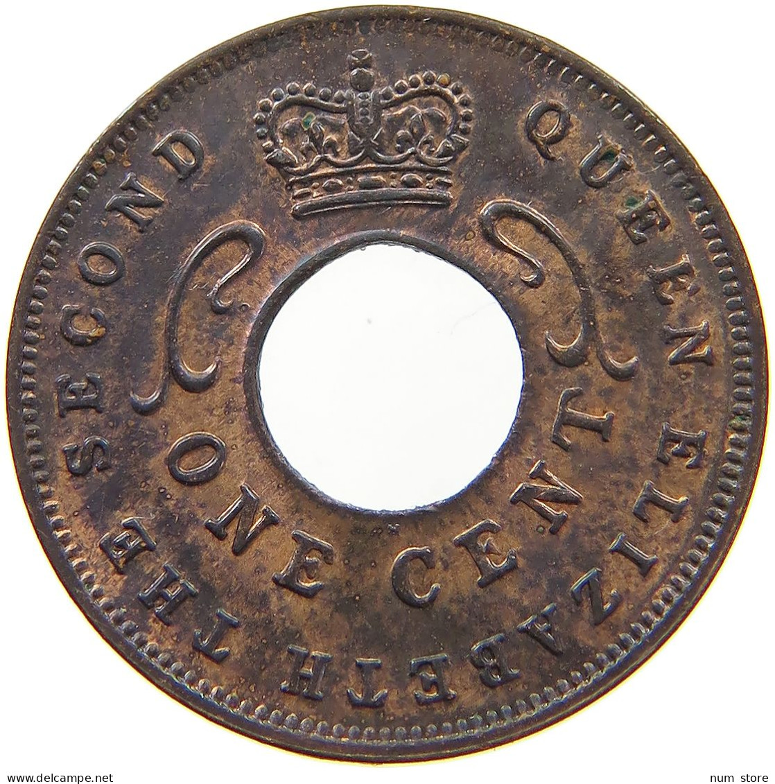 EAST AFRICA CENT 1962 Elizabeth II. (1952-2022) #s080 0143 - Oost-Afrika & Protectoraat Van Uganda