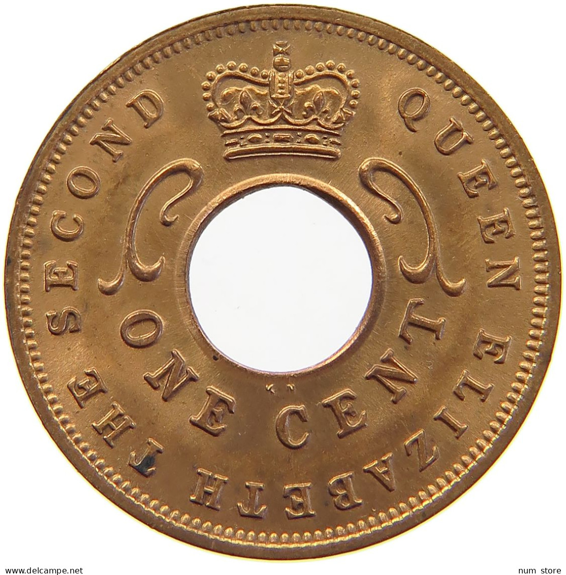 EAST AFRICA CENT 1959 KN Elizabeth II. (1952-2022) #s023 0365 - Ostafrika Und Herrschaft Von Uganda