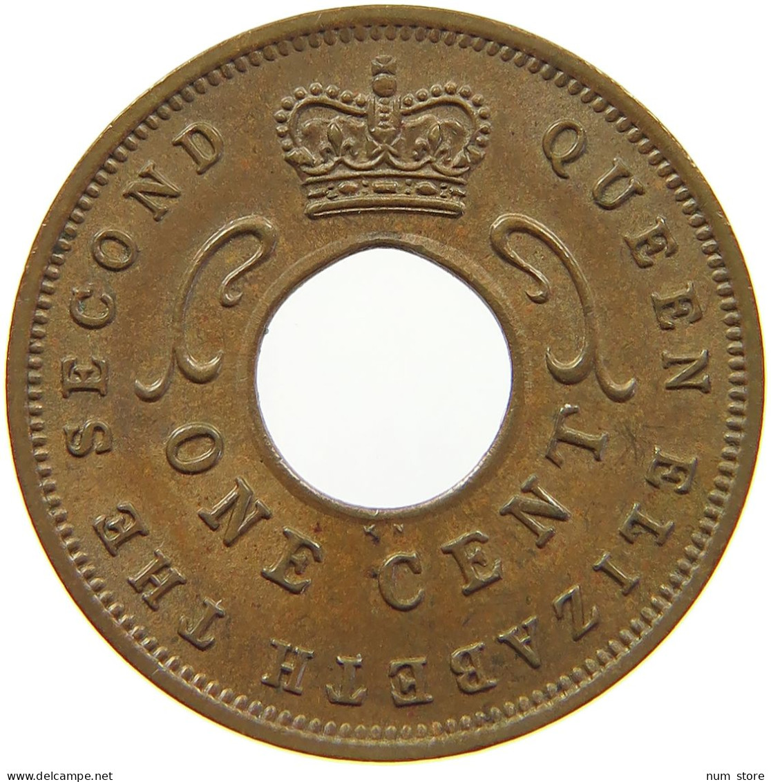 EAST AFRICA CENT 1959 KN Elizabeth II. (1952-2022) #s008 0137 - East Africa & Uganda Protectorates