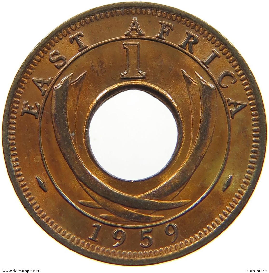 EAST AFRICA CENT 1959 Elizabeth II. (1952-2022) #c036 0689 - Africa Orientale E Protettorato D'Uganda