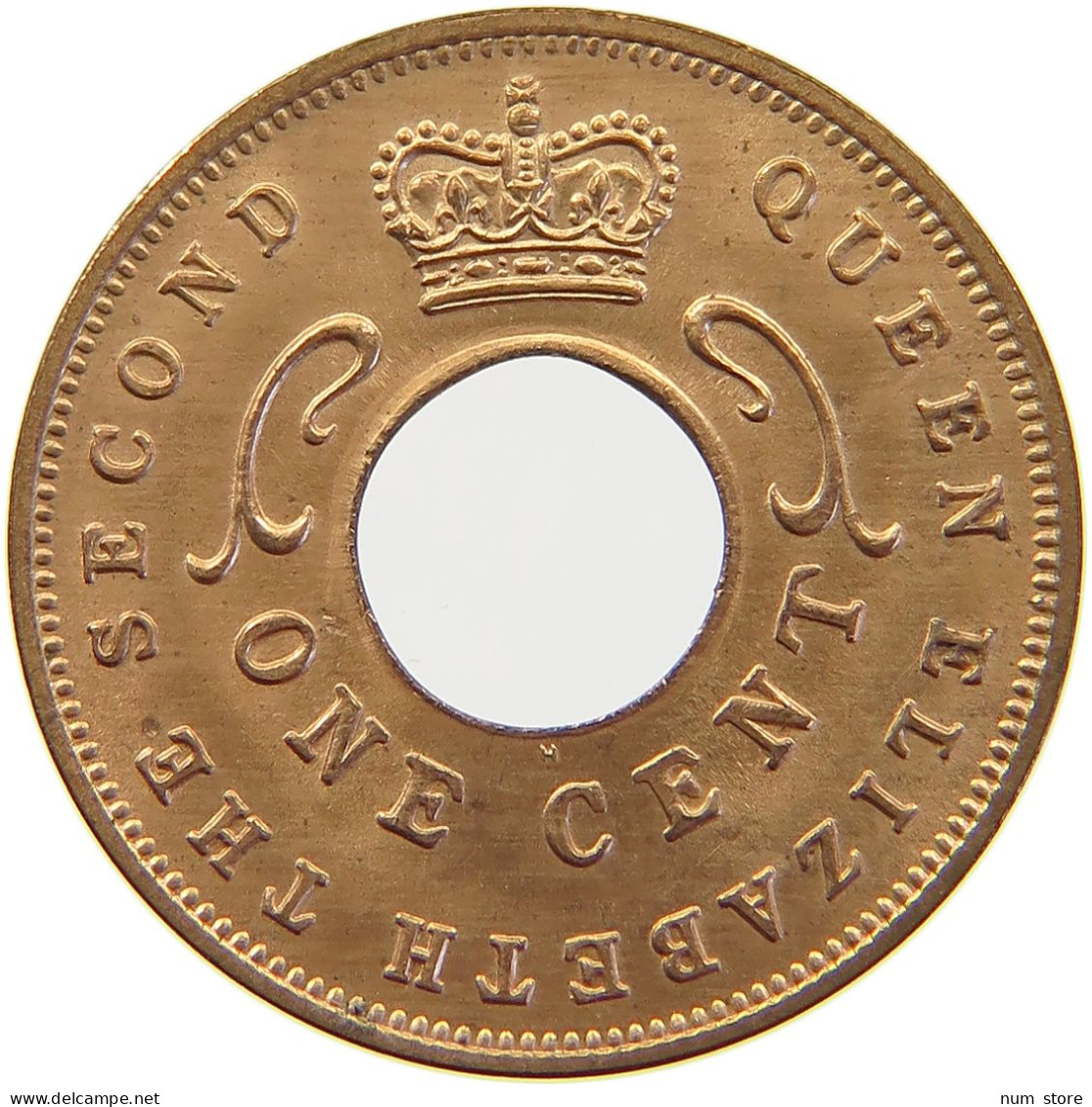 EAST AFRICA CENT 1959 H Elizabeth II. (1952-2022) #s023 0349 - Oost-Afrika & Protectoraat Van Uganda