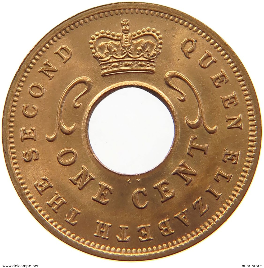 EAST AFRICA CENT 1959 KN Elizabeth II. (1952-2022) #s023 0351 - Afrique Orientale & Protectorat D'Ouganda