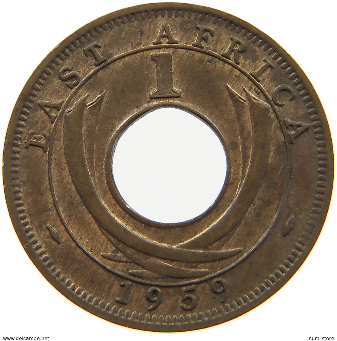 EAST AFRICA CENT 1959 Elizabeth II. (1952-2022) #a075 0461 - Afrique Orientale & Protectorat D'Ouganda