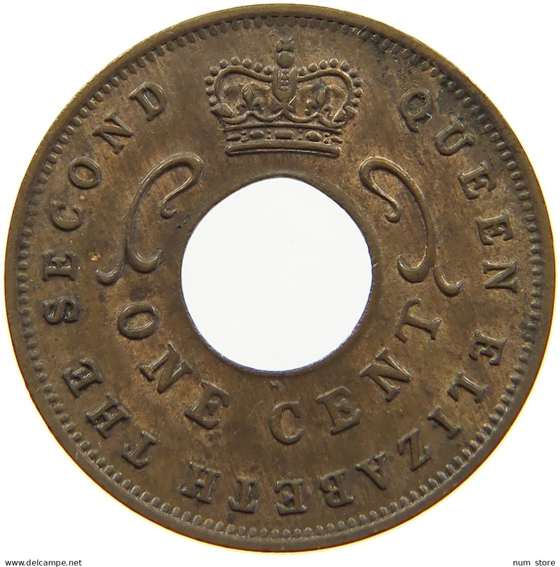 EAST AFRICA CENT 1959 Elizabeth II. (1952-2022) #a075 0461 - Ostafrika Und Herrschaft Von Uganda